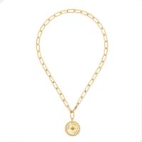 Brass Jewelry Necklace, fashion jewelry & Unisex, gold, 420mm .53 Inch 