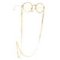 Zinklegierung Brillenkette, mit Silikon, goldfarben plattiert, unisex, 700mm, verkauft von Strang