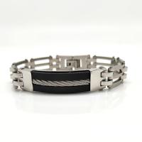 Titane bracelet en acier et bracelet, Acier titane, Placage, pour homme Environ 8 pouce, Vendu par PC