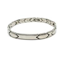 Stainless Steel Chain Bracelets, plated, Unisex, 60mm,6.6mm 