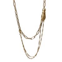 手作り真鍮のネックレス, 銅, ファッションジュエリー & 女性用, 無色, 400mm, 長さ:15.74 インチ, 売り手 ストランド