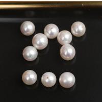 Round Cultured Freshwater Pearl Beads, natural, natural & DIY, white, 9-9.5mm 