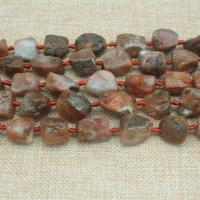 Natural Red Agate Beads, irregular, polished, DIY - 