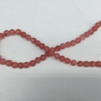 Cherry Quartz Bead, Round, polished, DIY 