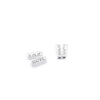 Perles intercalaires en alliage de zinc, rectangle, Placage, modèles différents pour le choix Environ 2.6mm, Vendu par PC