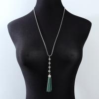 Zinc Alloy Sweater Chain Necklace, fashion jewelry 68cm 