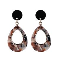 Acrylic Drop Earring, Zinc Alloy, with Acrylic, plated, for woman 