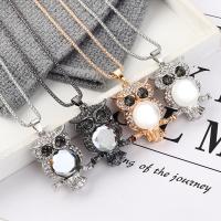 Fashion Iron Necklace, with Rhinestone, plated, for woman 25mm .53 Inch 