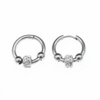 Stainless Steel Huggie Hoop Earring, 303 Stainless Steel, Donut, plated, fashion jewelry & for woman 21*2.5mm 