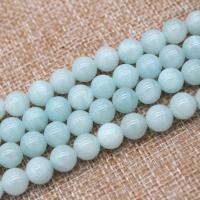 Natural Stone Beads, Round, polished, DIY blue 
