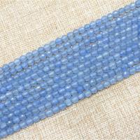Aquamarine Beads, Round, polished, DIY blue 