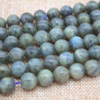 Labradorite Beads, Moonstone, Round, polished, DIY grey 