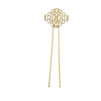 Hair Stick Findings, Iron, gold color plated, DIY 