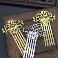 Hair Comb Findings, Brass, plated, DIY 