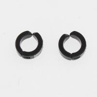 Stainless Steel Huggie Hoop Earring, 303 Stainless Steel, Donut, plated, fashion jewelry & for woman 13*3mm 