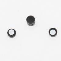 Magnetic Earring, 303 Stainless Steel, Round, plated, fashion jewelry & with magnetic & for woman, black, 7*8mm  