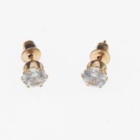 Stainless Steel Stud Earring, 303 Stainless Steel, plated, fashion jewelry & for woman, golden, 14.5*6mm  