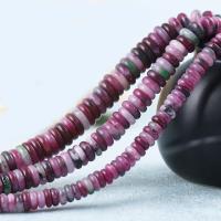 Einzelne Edelstein Perlen, Naturstein, flache Runde, poliert, natürliche & DIY, farbenfroh, verkauft von Strang