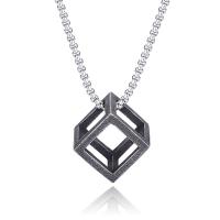 Stainless Steel Jewelry Necklace, 304 Stainless Steel, plated, fashion jewelry & Unisex, silver color 