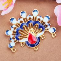 Zinc Alloy Hair Stick Findings, with enamel, Phoenix, plated, DIY & for woman, multi-colored 