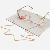 Messing Brillenkette, plattiert, Modeschmuck & für Frau, keine, Länge:29.5 ZollInch, verkauft von PC