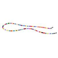 Acrylic Glasses Chain, with Plastic Pearl, plated, anti-skidding & fashion jewelry & for woman .59 Inch 