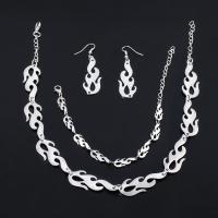 Fashion Zinc Alloy Jewelry Sets, with Stainless Steel, plated & for woman 19cm,7cm,5.5cm,5cm 