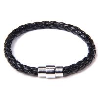 PU Leather Cord Bracelets, with Zinc Alloy, Unisex 17mm Approx 7.48 Inch 