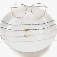 Messing Brillenkette, plattiert, Anti-Skidding & Modeschmuck & für Frau, keine, 780x2mm, Länge:30.70 ZollInch, verkauft von PC