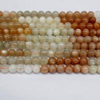 Mondstein Perlen, Natürlicher Quarz, DIY, farbenfroh, verkauft von Strang