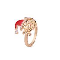 Zinc Alloy Open Finger Ring, gold color plated, for woman 