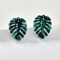 Acrylic Jewelry Pendant, DIY, green 