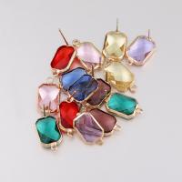 Brass Earring Drop Component, with Resin, fashion jewelry 