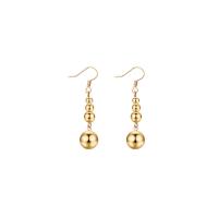 Brass Drop Earring, with 2.95 inch extender chain, gold color plated & for woman, 32mm,45mm,90mm,40mm Approx 7.48 Inch 