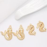 Brass Jewelry Pendants, gold color plated & hollow   Approx 2mm 