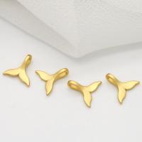Brass Jewelry Pendants, Mermaid tail, plated 