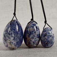 Синий камень спекл Чакра Набор, Овальная форма, разный размер для выбора & Женский, Много цветов для выбора, продается PC
