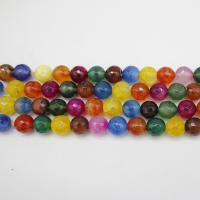 Gemischte Achat Perlen, rund, poliert, Vintage & facettierte, farbenfroh, verkauft von Strang