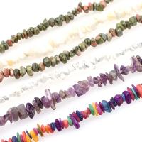 Mixed Gemstone Beads, Natural Stone, irregular, plated & DIY 5-7mm 