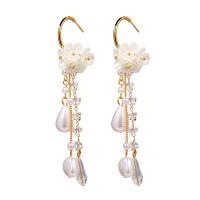 Freshwater Pearl Drop Earring, fashion jewelry & for woman, 93mm 