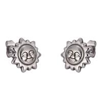 Stainless Steel Stud Earring, plated, fashion jewelry & Unisex, silver color 