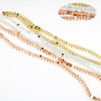 Perles hématite non-magnétique, poli, DIY & styles différents pour le choix, plus de couleurs à choisir, 4*4mm, Vendu par brin