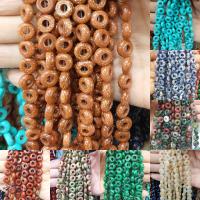 Mixed Gemstone Beads, Donut, polished, DIY 4*10*5mm 