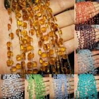 Mixed Gemstone Beads, Teardrop, polished, DIY & faceted 7*9mm 