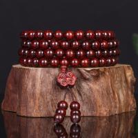 108 Perlen Mala, Pterocarpus Santalinus, buddhistischer Schmuck & unisex & verschiedene Stile für Wahl, verkauft von Strang