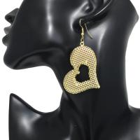 Zink Legierung Tropfen Ohrring, Zinklegierung, plattiert, Modeschmuck & für Frau, 70x35mm, verkauft von Paar