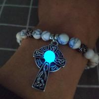 Turquoise Bracelets, lightening & fashion jewelry & Unisex 8MM 