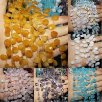 Mixed Gemstone Beads, Teardrop, polished, DIY & faceted 13*18mm 