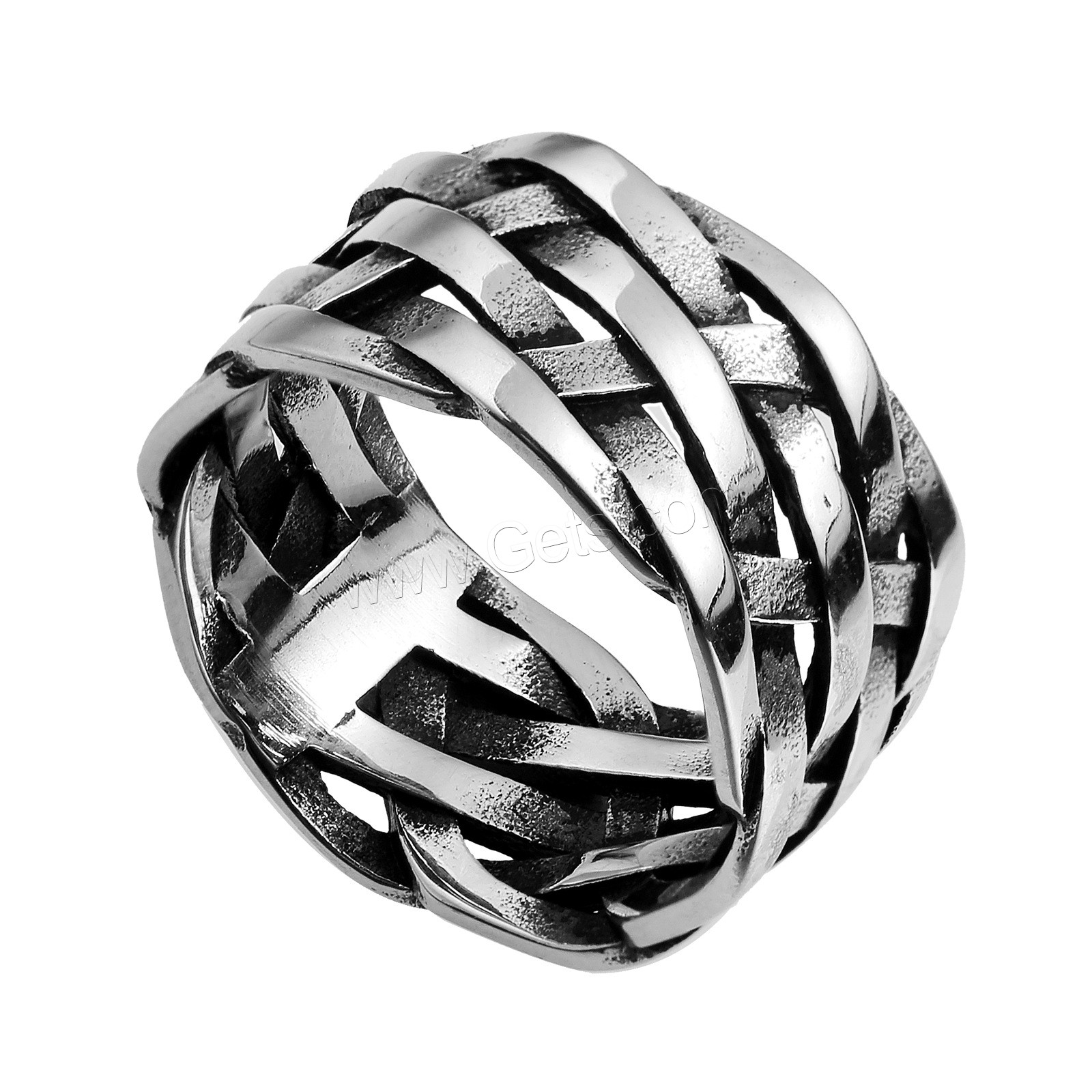 Титан Сталь палец кольцо, титан, Другое покрытие, разный размер для выбора & Мужский, продается PC