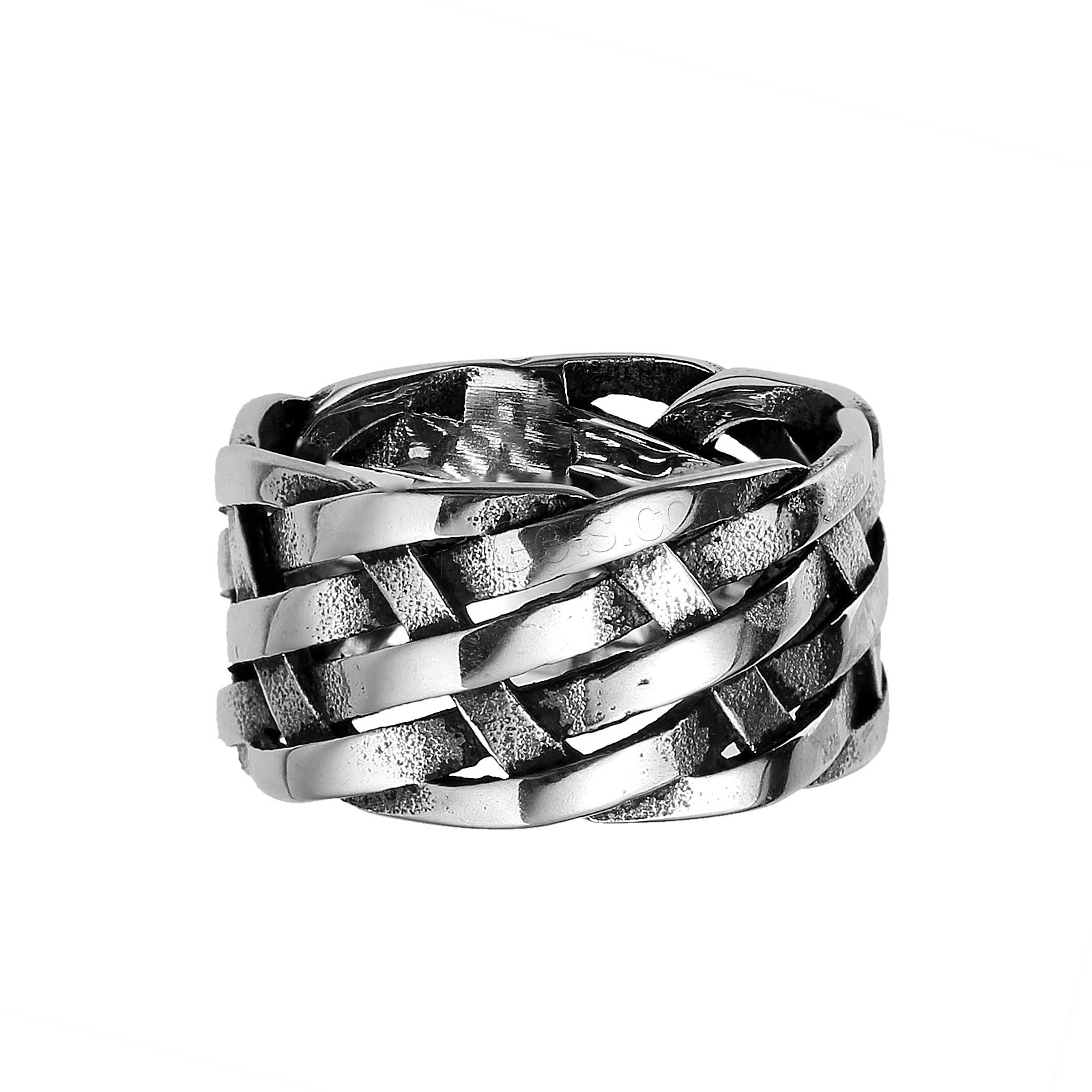 Titanium Steel Finger Ring, plated, different size for choice & for man, Sold By PC